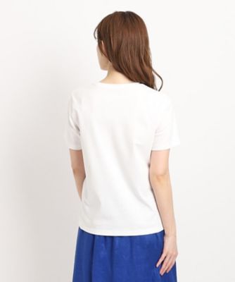 【洗える／日本製】夏のスタイリングに活躍するロゴＴシャツ（２００２３３０５２９）