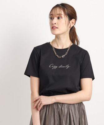 【洗える／日本製】夏のスタイリングに活躍するロゴＴシャツ（２００２３３０５２９）