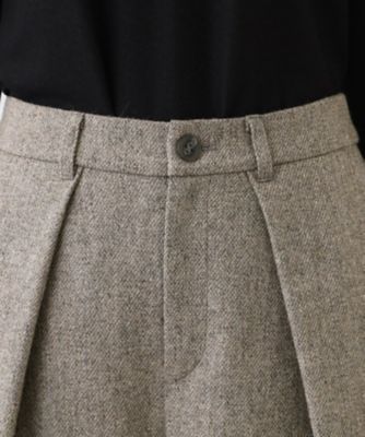 【日本製】ツイードワイドタックパンツ（２００２３３０９５７）