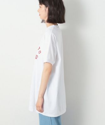 【リンクコーデ】ロゴチュニックＴシャツ（２００２３３１９３２）