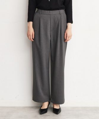 シャンブレーツイルタックワイドパンツ（スラックス）｜JOURNAL