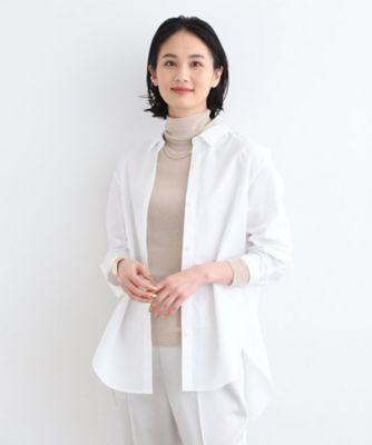 ＜INDIVI S (Women/小さいサイズ)＞【コットンライク】オーバーシャツ（２００２３３６７１２）