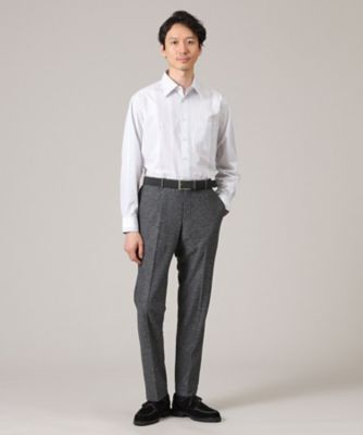 【限定展開】先染めメランジ　スラックス（セットアップ対応）（２００２３３６７９２）