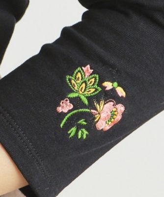 【コットン１００％／袖刺繍】ボートネックカットソー（２００２３３６９６３）