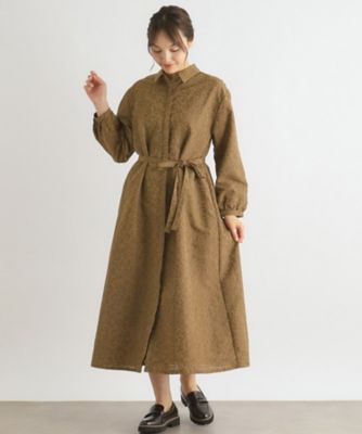 ＜LAURA ASHLEY＞【３ｃｏｌｏｒｓ／洗える／ペチコート付き】ジャカードワンピース（２００２３３６９６８）