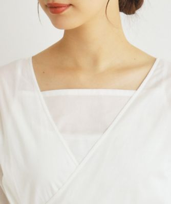 【２ＷＡＹ／刺繍入り／コットン１００％】ラップワンピース（２００２３３６９７０）