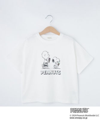 ＜SHOO･LA･RUE(Baby&Kids)＞【ＰＥＡＮＵＴＳ】プリントゆるＴシャツ（２００２３３７０１０）