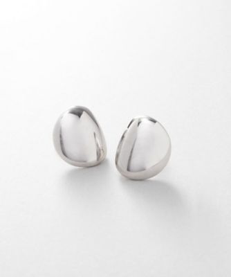 ＜COCOHNIK ONKITSCH (Women)＞シルバー　ホロウピアス　Ｄシェイプ（２００２３３７２３８）