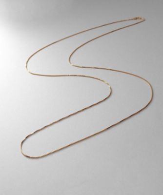 ＜COCOHNIK ONKITSCH (Women)＞シルバー　デザインチェーン　ベネチアンネックレス（９０ｃｍ）　ＧＰ（２００２３３７２４３）