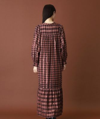 ＳＡＲＡ　ＭＡＬＬＩＫＡ（サラマリカ）Ｃｏｔｔｏｎ　Ｃｈｅｃｋ　Ｓｈｉｒｒｉｎｇ　Ｌｏｎｇ　Ｄｒｅｓｓ（２００２３３７９３３）