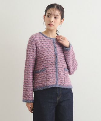 LAURA ASHLEY / ローラ アシュレイ 【3colors／スナップボタン】ツイードカーディガン 3colors／スナップボタン】ツイードカーディガン（カーディガン