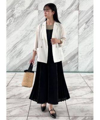 デニムサイドプリーツジャンドレ（2002338259） | GROVE