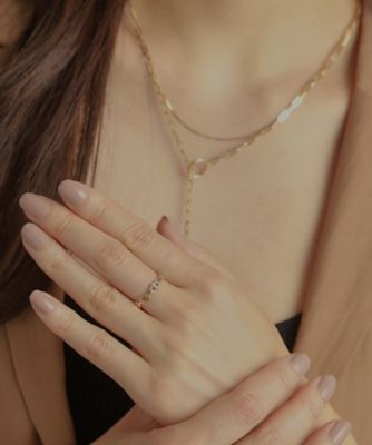 K10ダイヤモンド PCモチーフ リング（2002338402