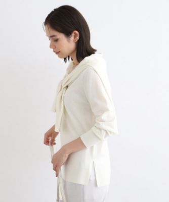 ウール100％】エクストラファインメリノ Vネックニット