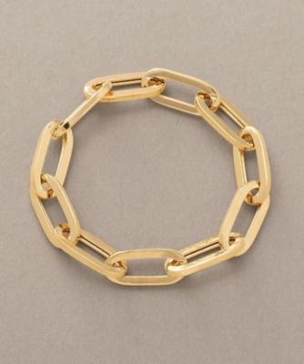 K18中空プリムケーブルチェーン リングL