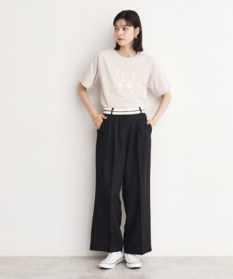 箔プリントロゴＴシャツ【洗える】（２００２３４３６３９）