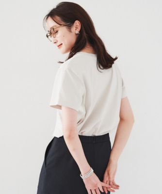 【なめらかな肌触り】シルケットロゴＴシャツ（２００２３４３７８２）