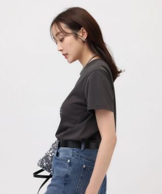 【なめらかな肌触り】シルケットロゴＴシャツ（２００２３４３７８２）
