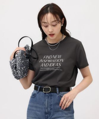 【なめらかな肌触り】シルケットロゴＴシャツ（２００２３４３７８２）