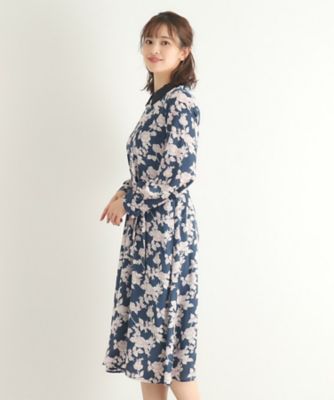 希少✩ ローラアシュレイ ヴィンテージ 3Dニット チュニック 花柄 刺繍 襟取り外し可／3colors／同柄アイテムあり】ポリントン