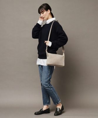 アルタレーナ】ヌバック レザーショルダーバッグ S 2WAY本革