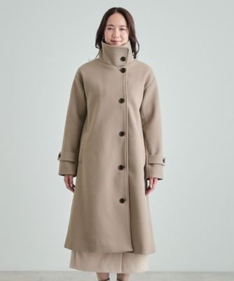 極美品♡nobleノーブル☆MTRウールカシミヤ スタンドカラーコート ステンカラースタンダードコート《撥水加工》 (GT62202-71