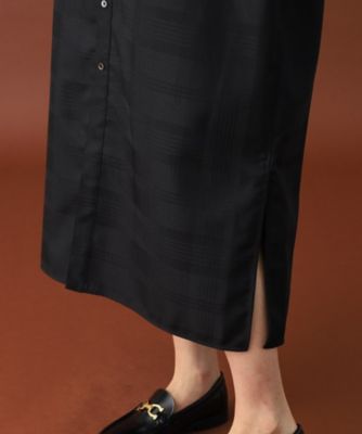 TICCA（ティッカ）シャドウチェックロングワンピース