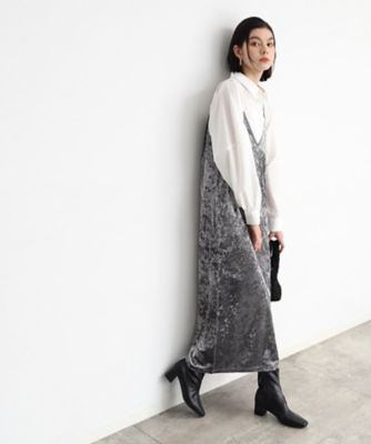 未使用❗️unoa ウノア　トップス　ベロアキャミソール セール】『サイズ展開あり』ベロアカップツキキャミソール