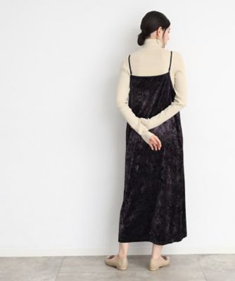 未使用❗️unoa ウノア　トップス　ベロアキャミソール セール】『サイズ展開あり』ベロアカップツキキャミソール