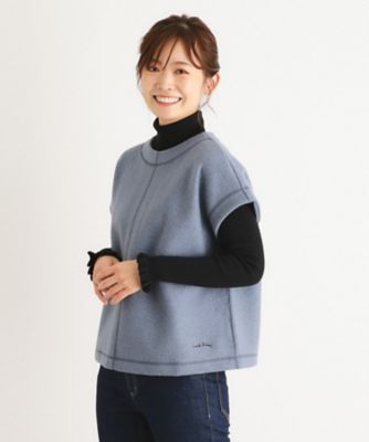 ＜LAURA ASHLEY＞強縮ウールベスト（２００２３４７６４７）