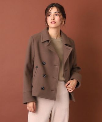 DRESSTERIOR ラインコンパクトPコート 大人百花冬号掲載 モデル美香さん着用】AラインコンパクトP