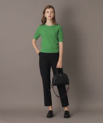 ウエストシャーリングテーパードパンツ（フルレングスパンツ