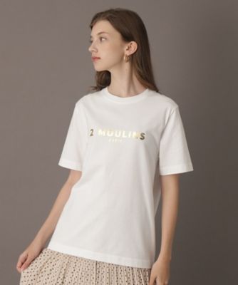 【洗える】ベーシックコットン箔ロゴＴシャツ（２００２３４７７１０）