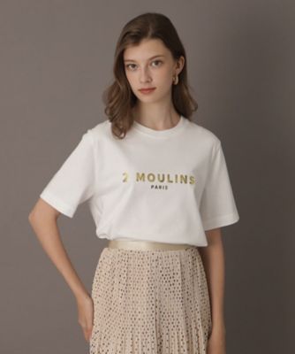 【洗える】ベーシックコットン箔ロゴＴシャツ（２００２３４７７１０）