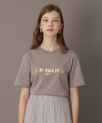 【洗える】ベーシックコットン箔ロゴＴシャツ（２００２３４７７１０）