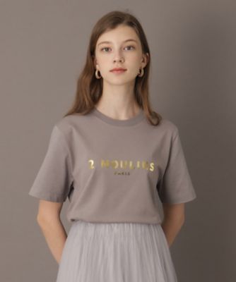 【洗える】ベーシックコットン箔ロゴＴシャツ（２００２３４７７１０）