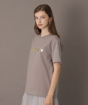 【洗える】ベーシックコットン箔ロゴＴシャツ（２００２３４７７１０）