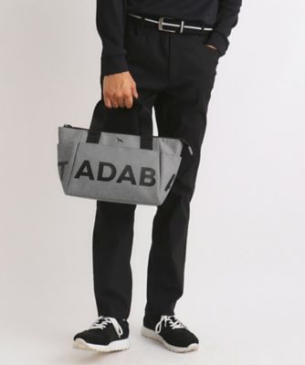 【新品未使用】アダバット adabat ロゴデザイン カートバッグ ブラック アダバット adabat ロゴデザイン カートバッグ （ブラック(019