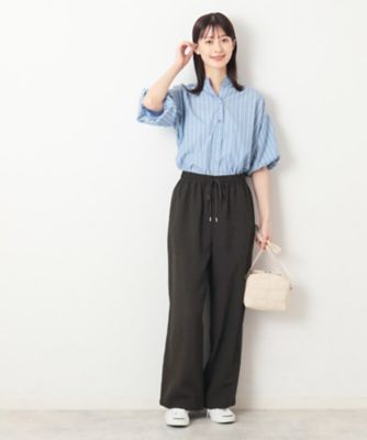 【ウエストゴム・洗える】アウトポケット付きパンツ（ＸＳ～Ｌ）（２００２３４８１３０）