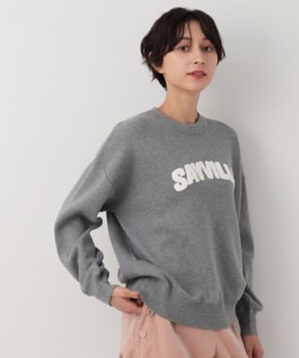 【洗える】サガラ刺繍ロゴニット（ＸＳ～Ｌ）（２００２３４８９１４）