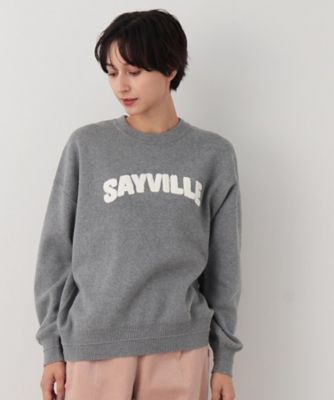 【洗える】サガラ刺繍ロゴニット（ＸＳ～Ｌ）（２００２３４８９１４）