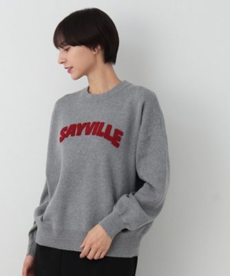 【洗える】サガラ刺繍ロゴニット（ＸＳ～Ｌ）（２００２３４８９１４）
