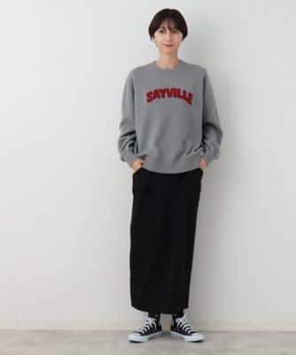 【洗える】サガラ刺繍ロゴニット（ＸＳ～Ｌ）（２００２３４８９１４）