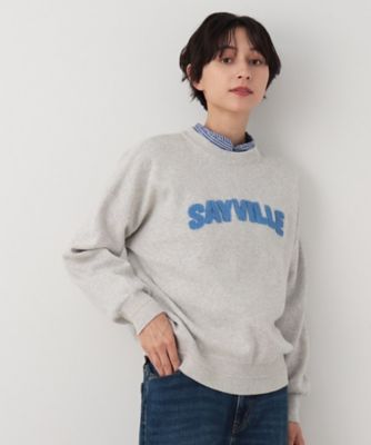 【洗える】サガラ刺繍ロゴニット（ＸＳ～Ｌ）（２００２３４８９１４）