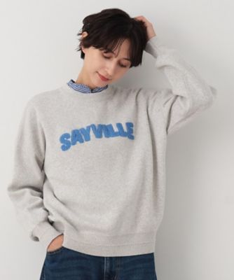 【洗える】サガラ刺繍ロゴニット（ＸＳ～Ｌ）（２００２３４８９１４）