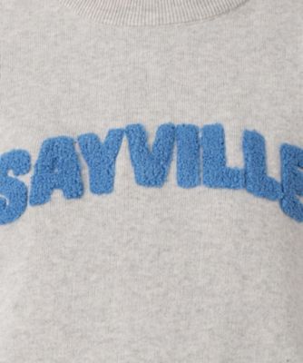 【洗える】サガラ刺繍ロゴニット（ＸＳ～Ｌ）（２００２３４８９１４）