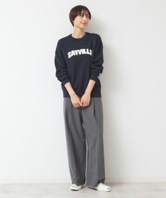 【洗える】サガラ刺繍ロゴニット（ＸＳ～Ｌ）（２００２３４８９１４）
