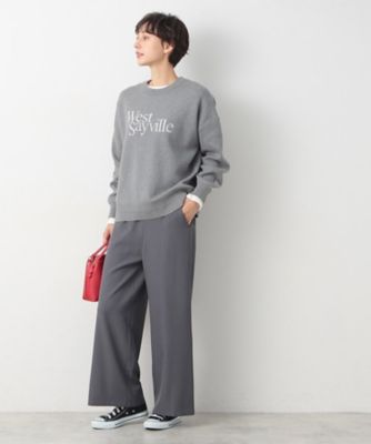 【洗える】ロゴジャカードニット（ＸＳ～Ｌ）（２００２３４８９２０）