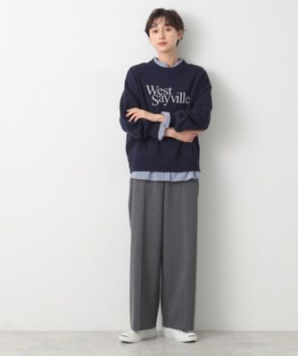 【洗える】ロゴジャカードニット（ＸＳ～Ｌ）（２００２３４８９２０）