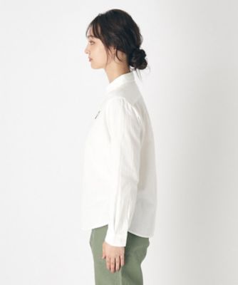 【刺繍入り／日本製／ワンマイルウエア】ラウンドカラーシャツ（２００２３４８９９６）